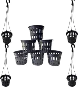 Kit 30 Vasos Vazados P/Plantas Orquídeas Pote 15+30 Hastes