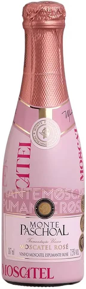 Espumante Moscatel Rosé Monte Paschoal Baby 187ml