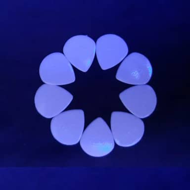 Kit 10 Palhetas Guitarra Jazz III Ultra Grip 1.2 MM Delrin Branca