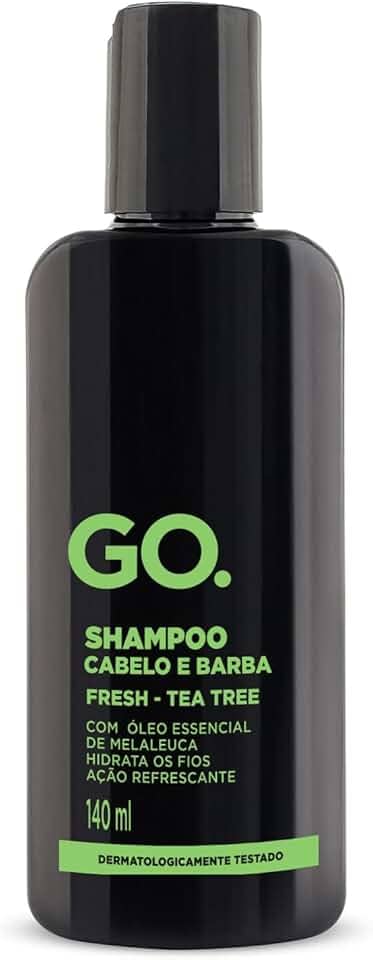GO. Man Go Shampoo Para Barba Tea Tree 140Ml Gocqo