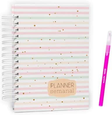 Planner Semanal Sem Data - Visão Semanal E Visão Mensal