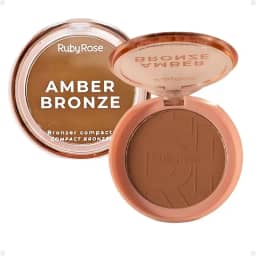 Bronzer Compacto-Amber Bronze Sunburst Hbm202-3 Ruby Rose