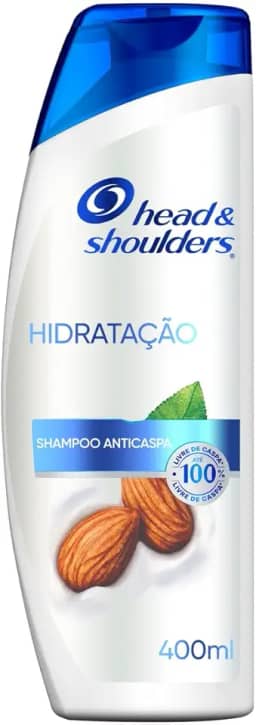 Shampoo Anticaspa Head & Shoulders Hidratação com Óleo de Amêndoas 400ml