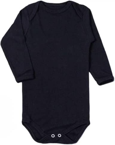 Body para Bebê Manga Longa Em Suedine Básico Até 12 Meses Loja Era Uma Vez