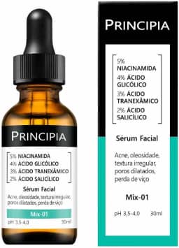 Sérum Principia Mix-01 (5% Niacinamida + 4% Glicólico + 3% Tranexâmico + 2% Salicílico)