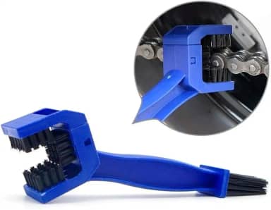 Escova Dupla Limpeza Para Corrente Universal e Transmissão de Bike e Moto Original