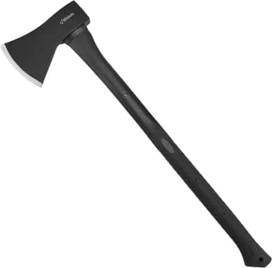 Machado De Rachar, Machado De Corte De Acampamento De 27" Para Rachar Lenha, Maçarico De Aço Carbono Forjado Para Serviços Pesados, Cabo De Redução De Choque De Fibra De Vidro Com Empunhadur