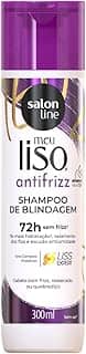 Salon Line, Shampoo, Meu Liso Antifrizz, Vegano - Para Cabelos Lisos e Ondulados, 300ml