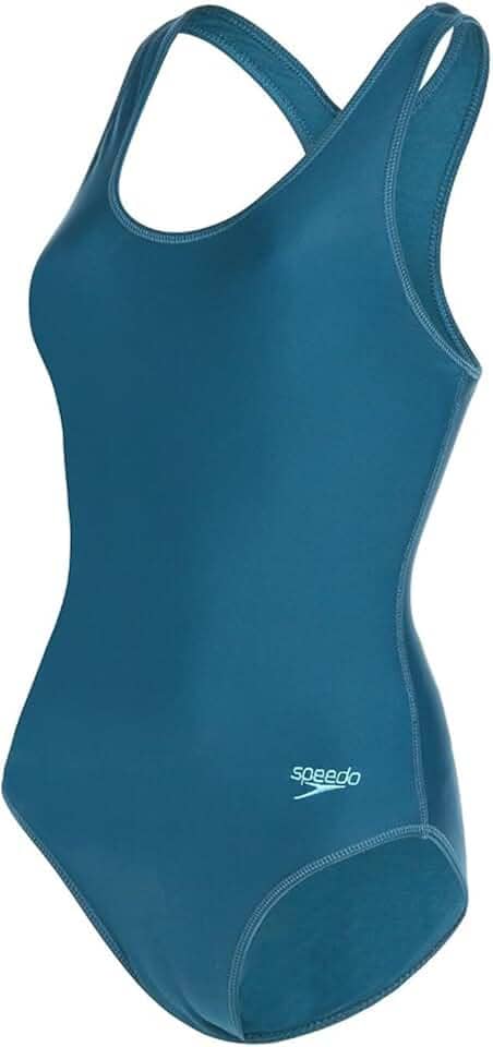 Maiô, Speedo, Racerback, Tecido Liso com Lycra Xtra Life Para Alta Performance, tamanho G - Azul