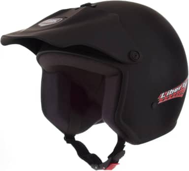 CAPACETE ABERTO PRO TORK LIBERTY SOLID PRETO FOSCO TAM. 56