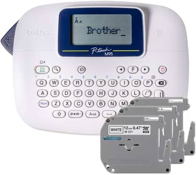 ROTULADOR ELETRONICO BRANCO PTM95 COM 3 FITAS