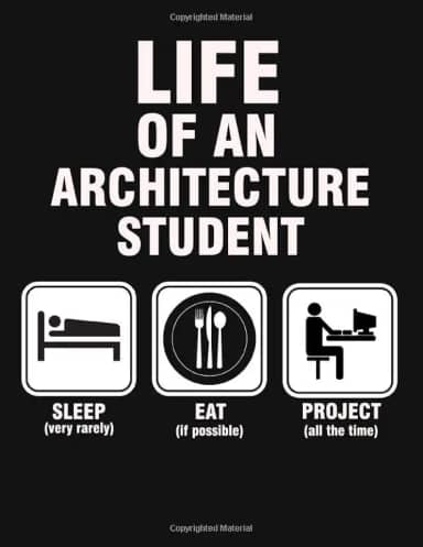 Life Of An Architecture Students: Sketchbook, Notebook, Journal for Architecture Students