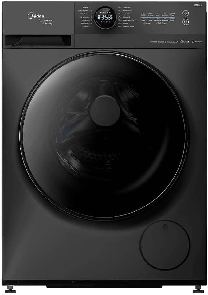 Lava e Seca Midea HealthGuard Smart 13kg Titanium 127V
