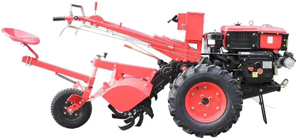 Micro Trator Motocultivador 12.5 hp Diesel com Enxada Rotativa Motor Partida Elétrica Tipo Tobata