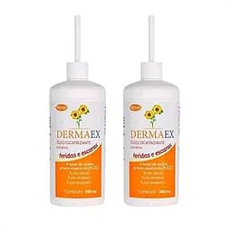 Dermaex Oleo de Girassol Para Feridas Cicatrizante 2x200mL