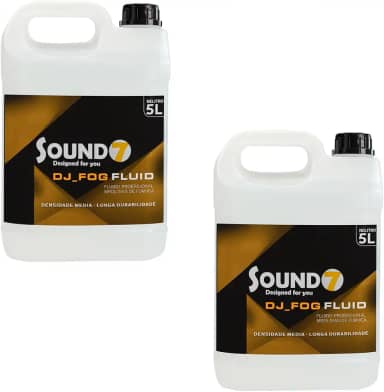 Kit2 Líquido De Fumaça Sound7 Djfog Fluid 5 Litros Densidade (TUTTI)