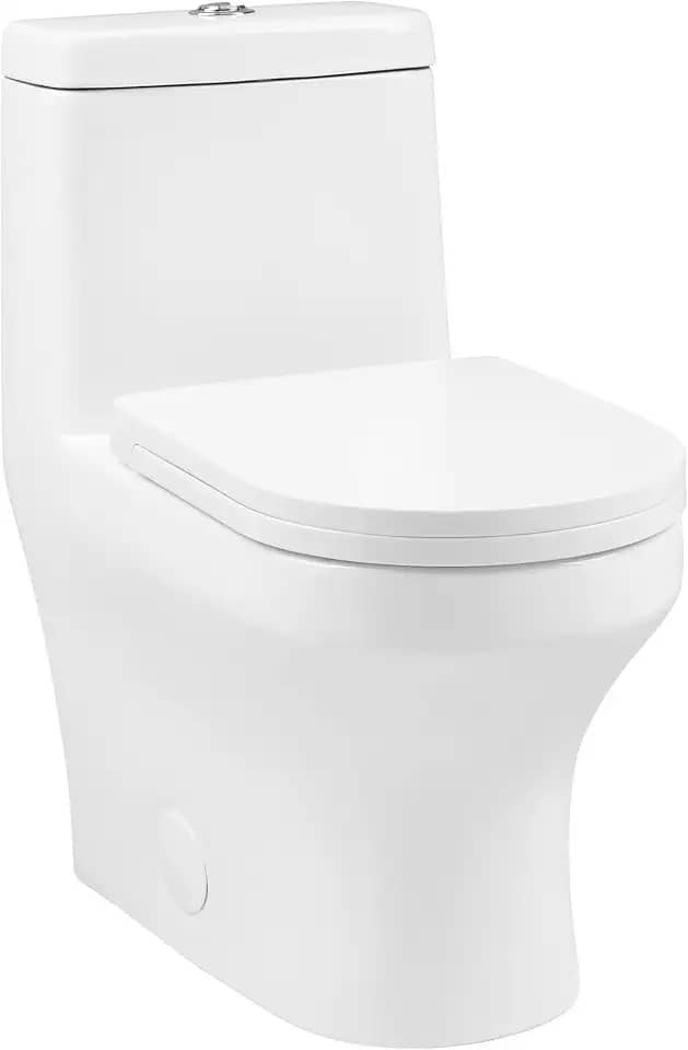 Vaso sanitário alongado de uma peça Vezina Dual Vortex Flush 1.1/1.6 gpf