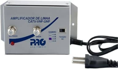 Amplificador de Linha para Tv ganho de 20db Al-20 Aquário