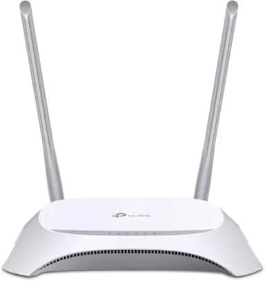 TP-Link TL-MR3420 - Roteador Wi-Fi (300 Mbps 3G / 4G, 1 porta UBS 2.0, botão WPS, nenhuma configuração necessária, plugue da UE), Branco, Grande