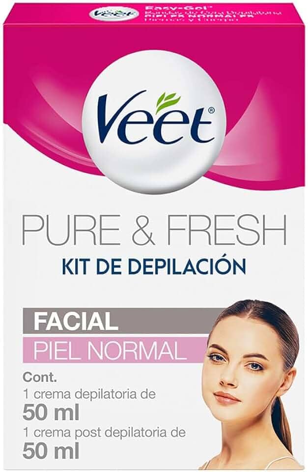 Veet Creme Depilatório Kit Depilação Facial - 2x 50ml