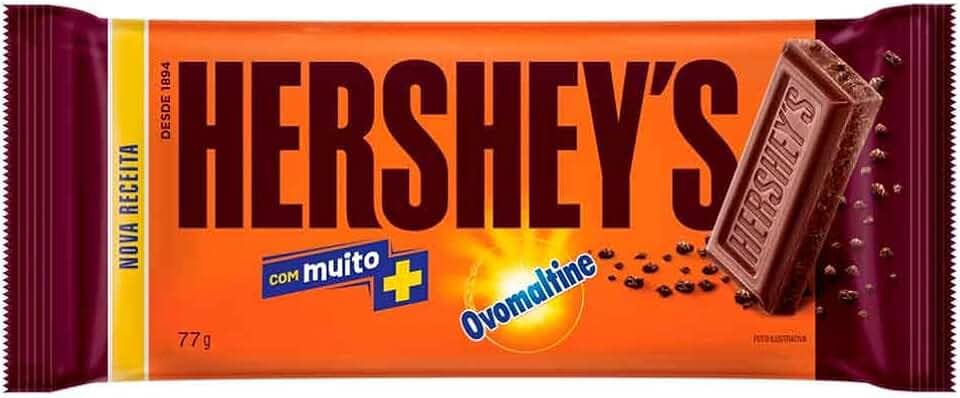 Barra de Chocolate Hershey's Ovomaltine 77g