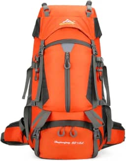 Mochila Impermeavel Trilha Camping Viagem Reforcada 60+5l