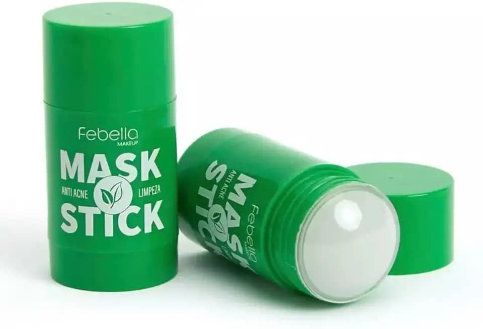 Máscara de Chá verde Removedor de Cravos Anti-acne Hidratante Beleza Pele Facial Clean - Face Clareador Mask Stick