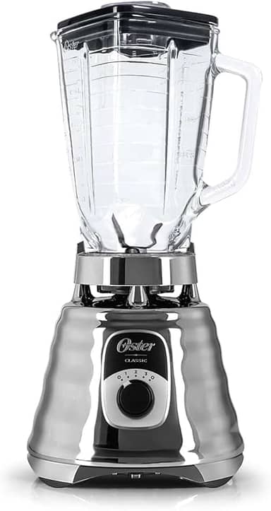 Liquidificador Oster New Osterizer Clássico, 1,25L, 110V, Chrome, 1000W, BLST4655