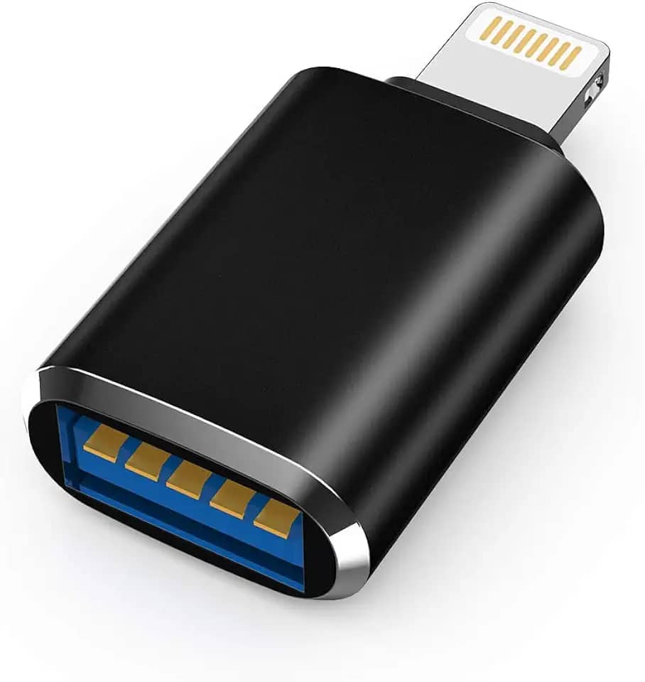 Zoyuzan Cabo OTG adaptador Lightning macho para USB fêmea para Apple iPhone 11 12 Mini Max Pro XS XR SE2 7 8plus Ipad Air3 A conector de cartão de memória da câmera