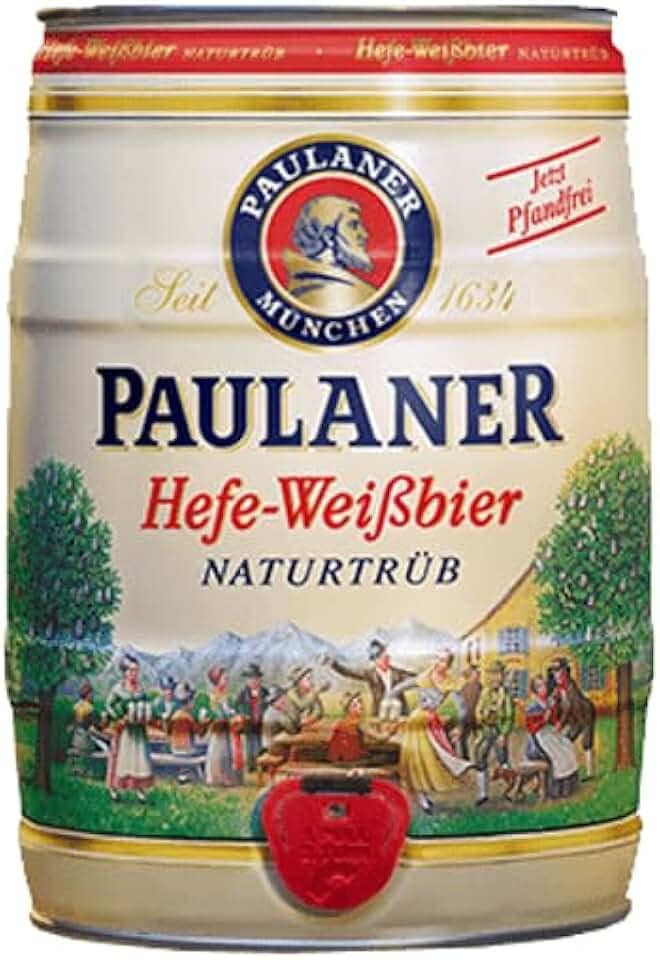 Cerveja Paulaner Hefe Weissbier Barril 5 L