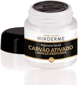 Mixderme – mascara facial carvão ativado limpeza profunda 55g