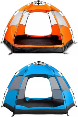 Barraca de Camping para 3 a 4 Pessoas com Capa de Chuva Acampamento NOX MIX