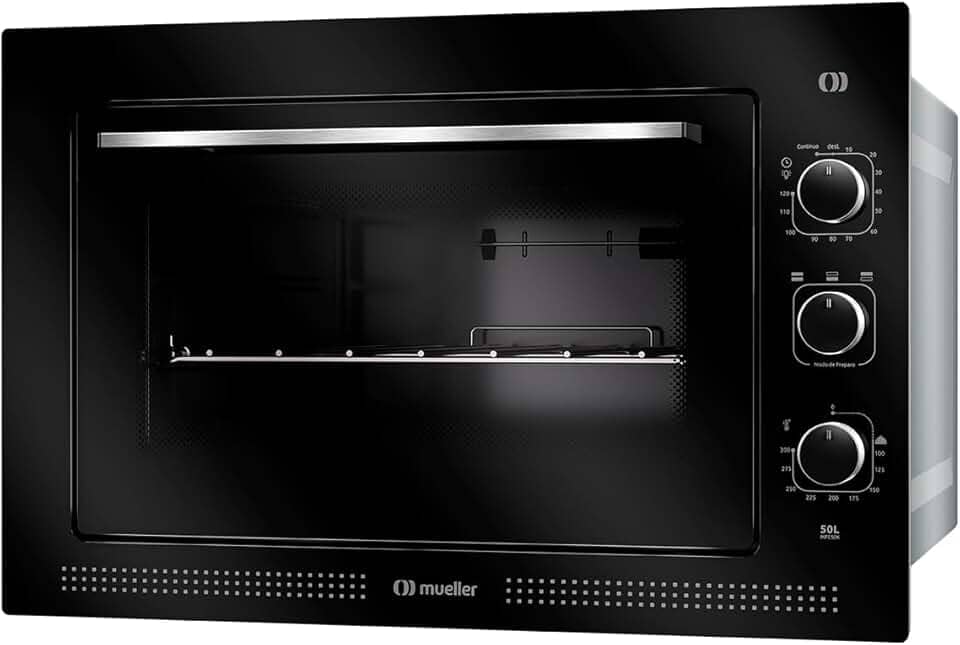 Forno Elétrico de Embutir Mueller Preto 50 Litros MFE50K 127V