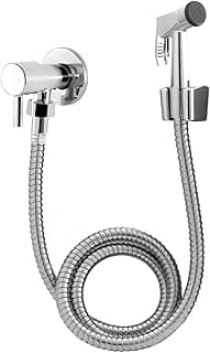 Link Metais Ducha Higiênica Luxo 100% Metal - Sistema 1/4 Volta, Design Moderno, Alta Durabilidade