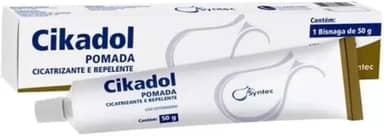 Syntec Cikadol Pomada Cicatrizante E Repelente Cães E Gatos 50G
