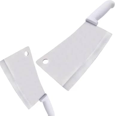 Cutelo Profissional com Lamina de Açougueiro para Cortar Carnes Aves Peixes Ossos Juntas de Aço Inox