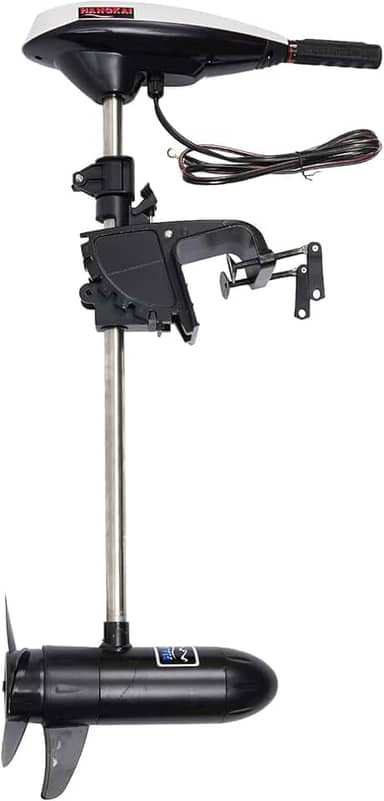 Motor De Pesca De Empuxo De 45lb Ip67/ce - Motor De Cobre De Grau Marítimo Com Engrenagens 5f/2r & Suporte Anti-corrosão - Hélice Otimizada Para Caiaque/barco