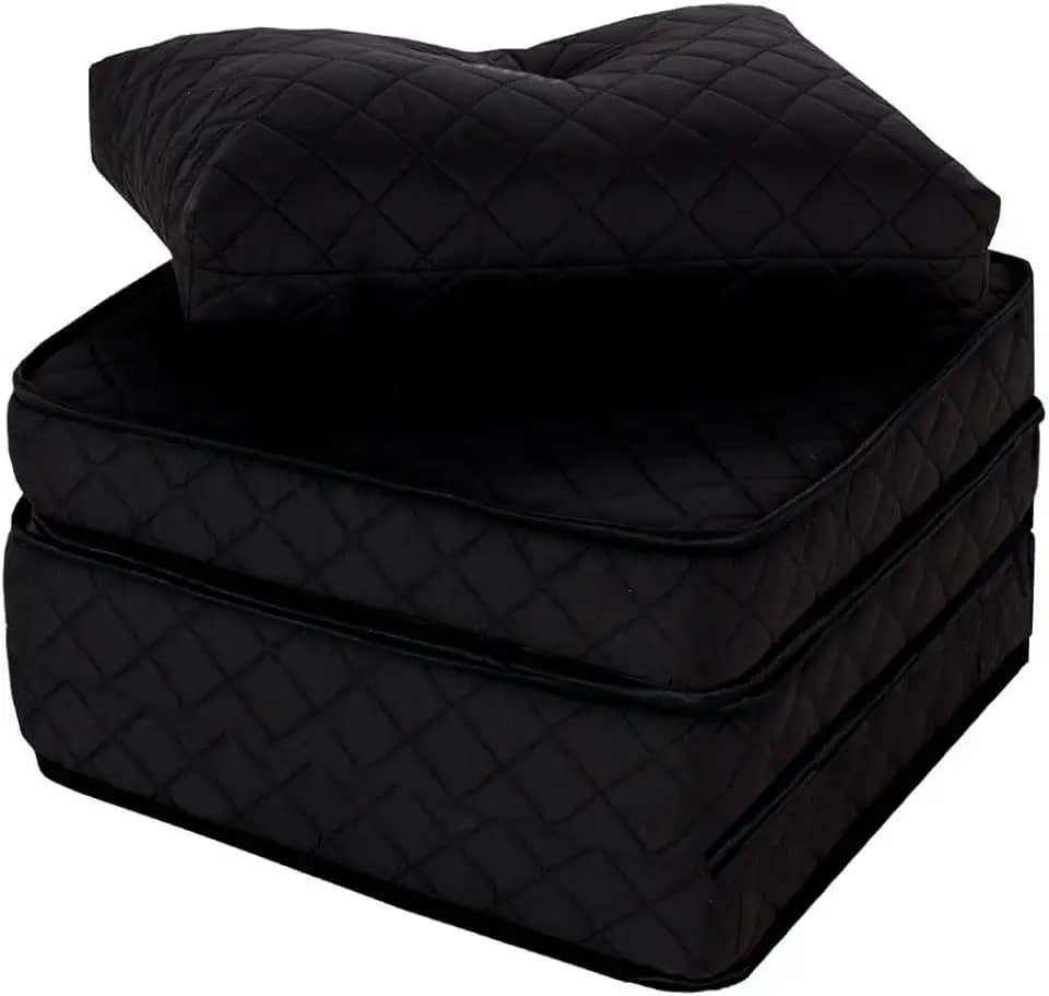 Puff Colchonete Dobrável/Sofa 3 em 1 Espuma D33 + Travesseiro Solteiro BF Colchões
