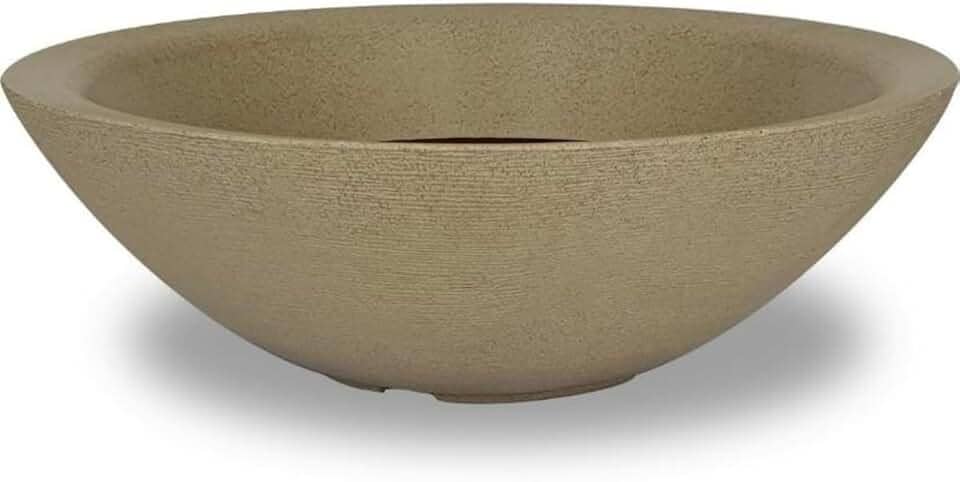 Vaso Bacia Grande Polieitleno Decorativo Rosa do Deserto Cactos Suculentas N4 (Palha)