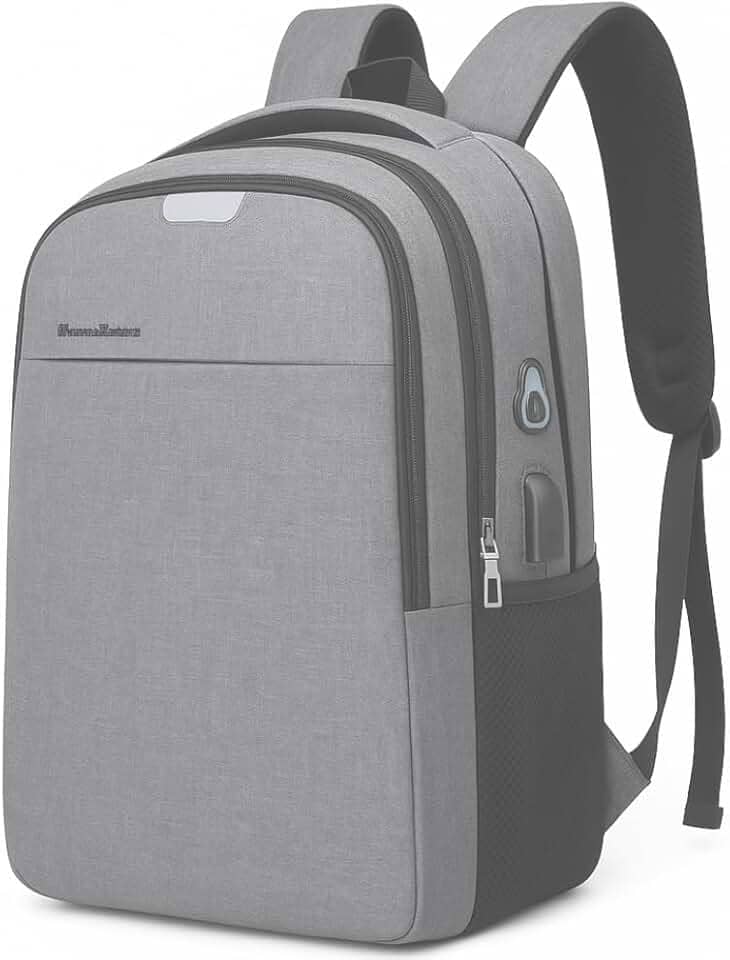 Mochila Executiva Unissex para Notebook até 15.6” - com Entrada USB e Passa-fio para fone – Ideal para Faculdade, Trabalho e Viagens – Antifurto, Resistente e Confortável