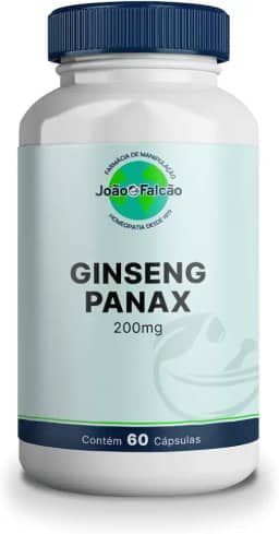Ginseng(Panax) 200Mg - 60 Cápsulas