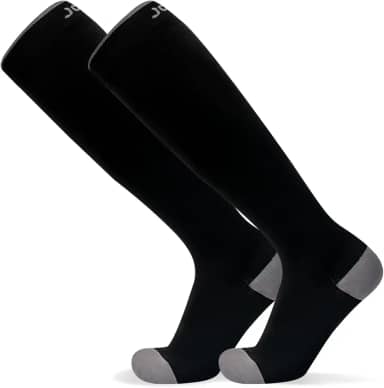 Meia de Compressão Cano Longo 15-30 mmHg melhor Para Academia,Corrida,Varizes,Viagens Melhor para homens e mulheres