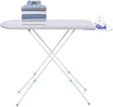 Tabua de Passar Roupa Com Suporte para Ferro Tecido Termico Mesa Passadeira
