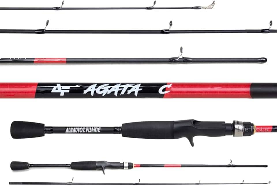 Vara Para Carretilha Albatroz Agata 6'0" (1,80m) 6-12Lbs C602-2 Partes