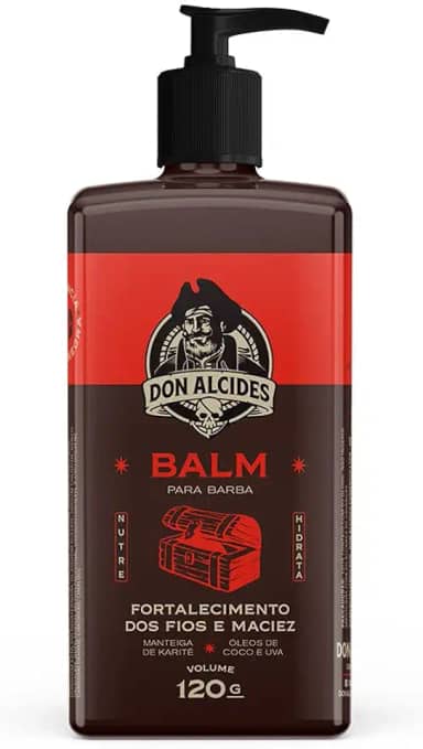 Balm Para Barba Don Alcides 120Ml Barba Negra