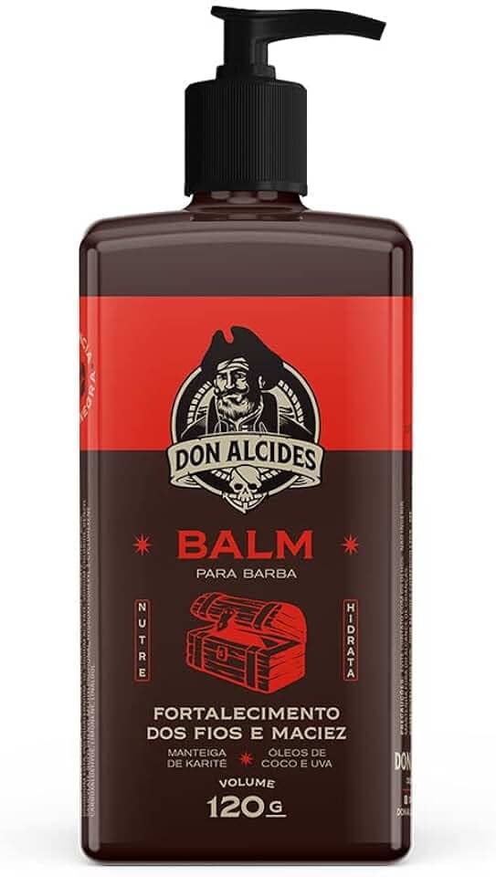Balm Para Barba Don Alcides 120Ml Barba Negra