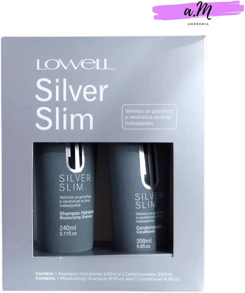 Lowell Silver Slim Kit - Shampoo + Condicionador Kit