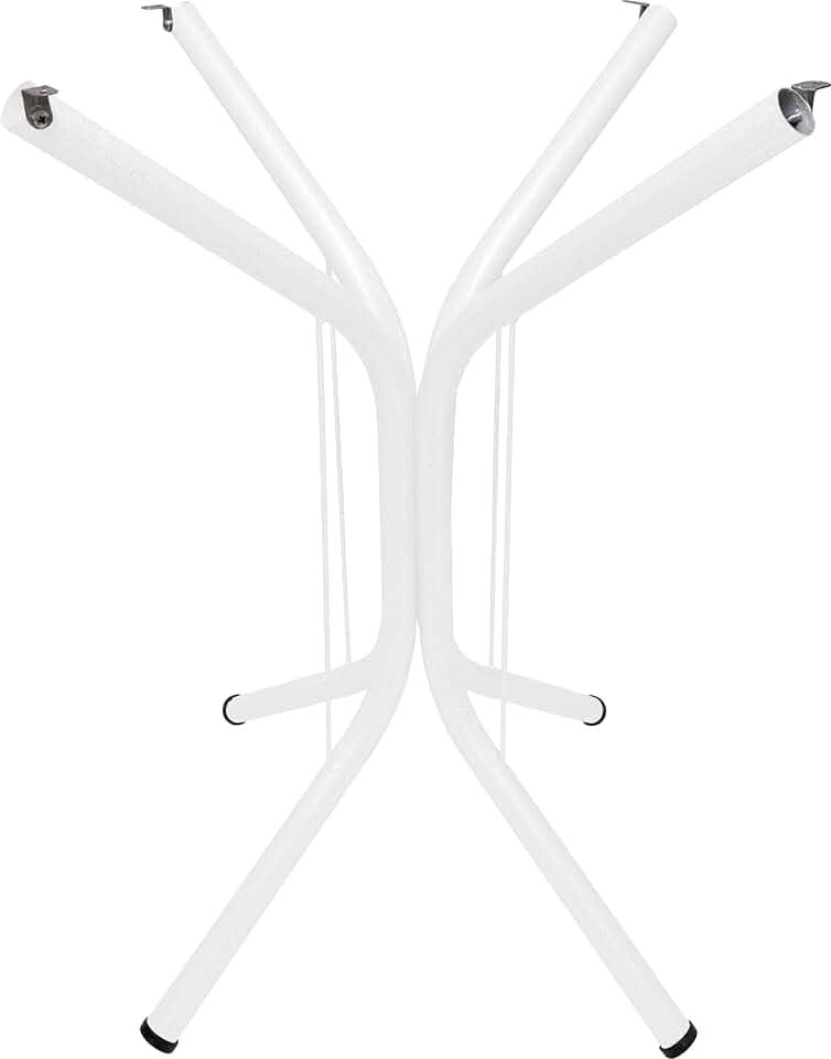 Pé Base Isa 75cm Mesa Cozinha Jantar Madeira Granito Marmore Quadrado ou Redondo (Branco)