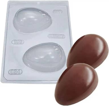 Forma para Chococalate BWB Cód. 48 - Ovo Liso 100g (Páscoa)