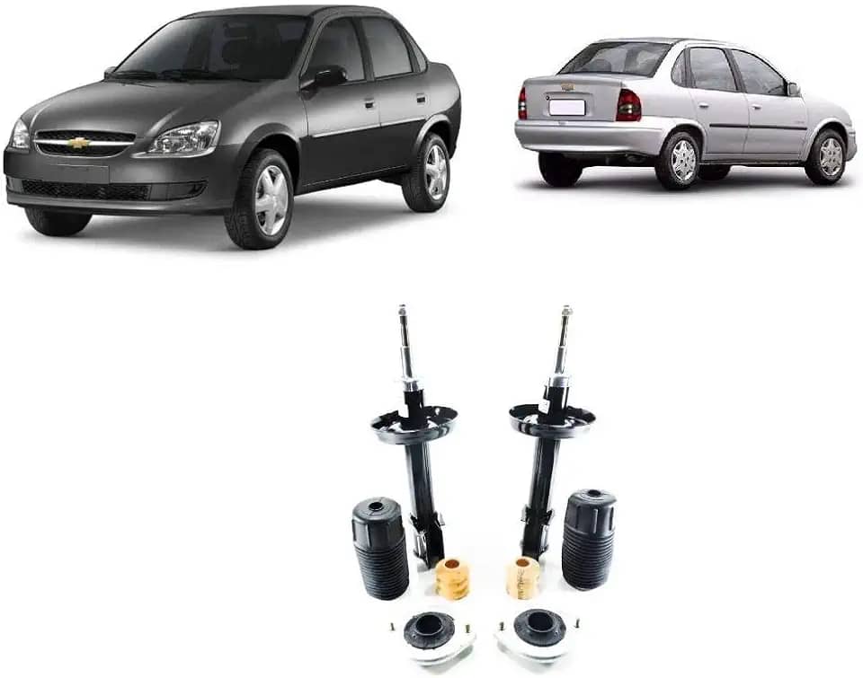 Amortecedor + Batente Corsa Classic Dianteiro 2004 Até 2016 Life LS 1,0 1,6 8V